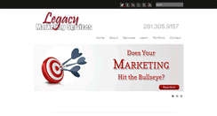 Desktop Screenshot of legacymarketingservices.com